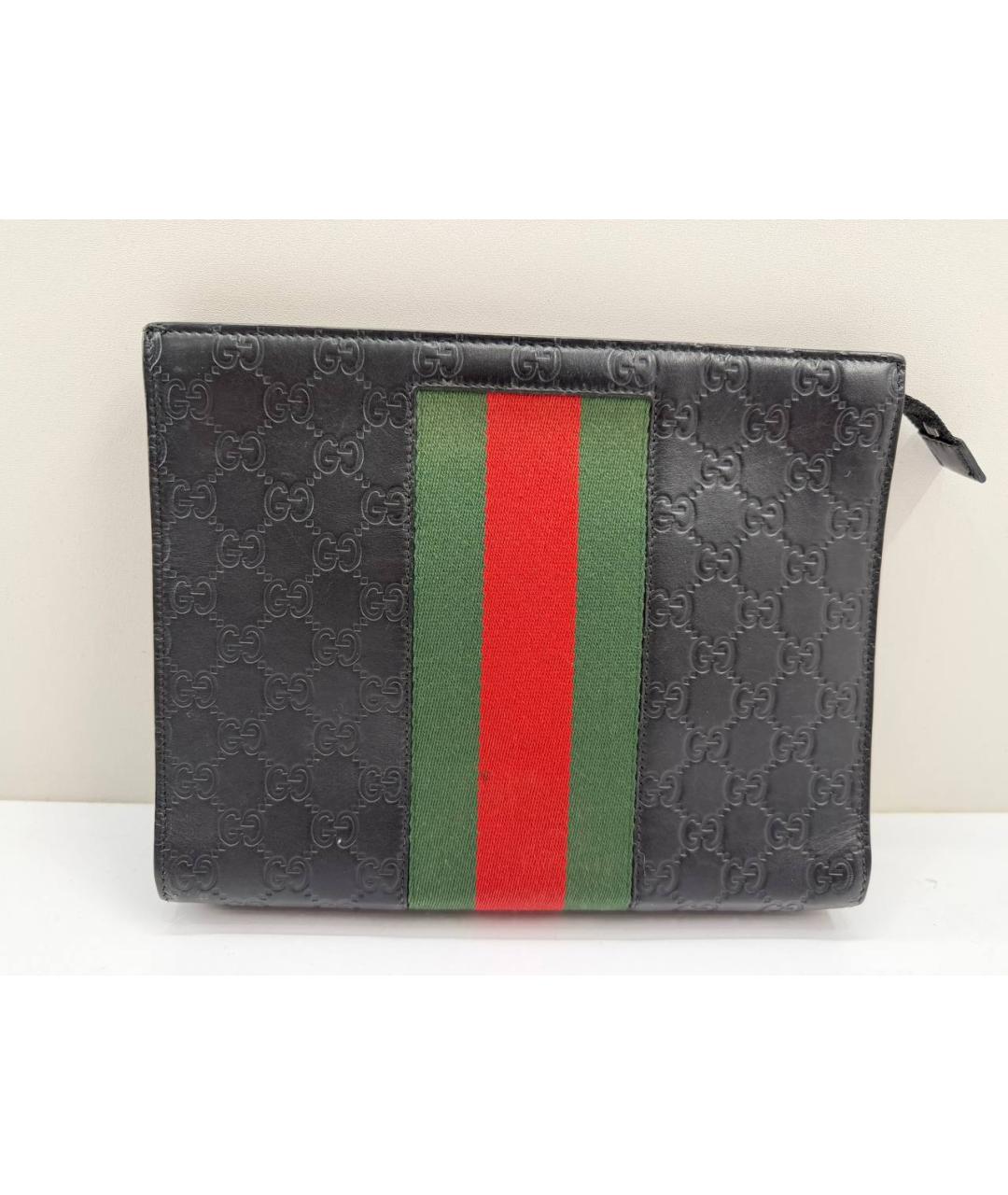 GUCCI Черная кожаная папка для документов, фото 2