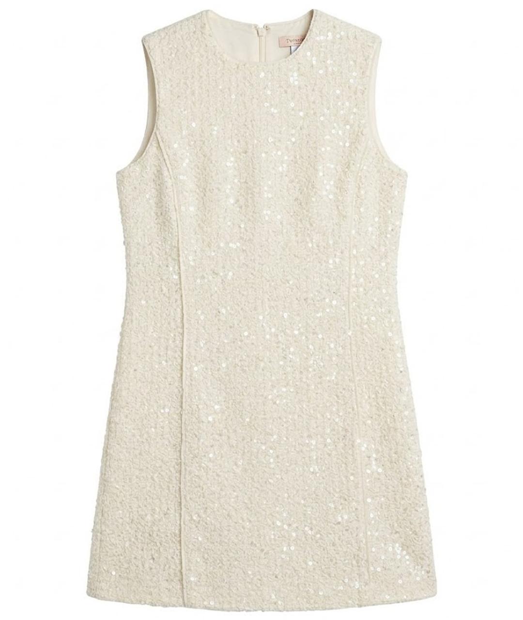 TWIN-SET Бежевое повседневное платье, фото 1