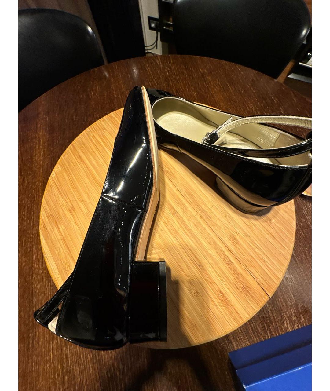 BONPOINT Черные туфли из лакированной кожи, фото 6