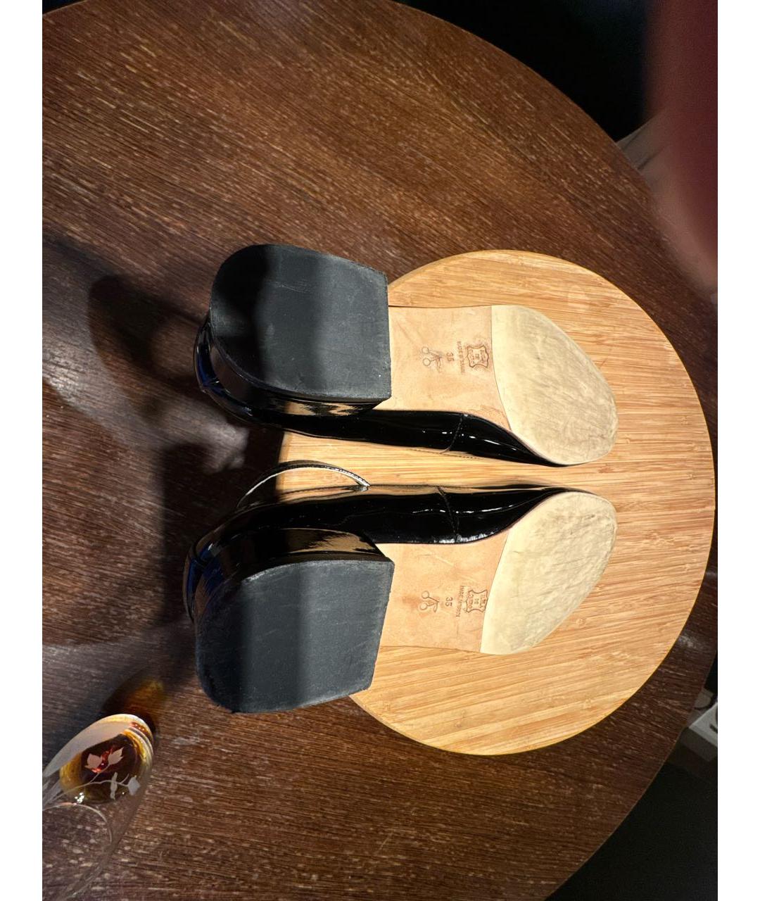 BONPOINT Черные туфли из лакированной кожи, фото 7