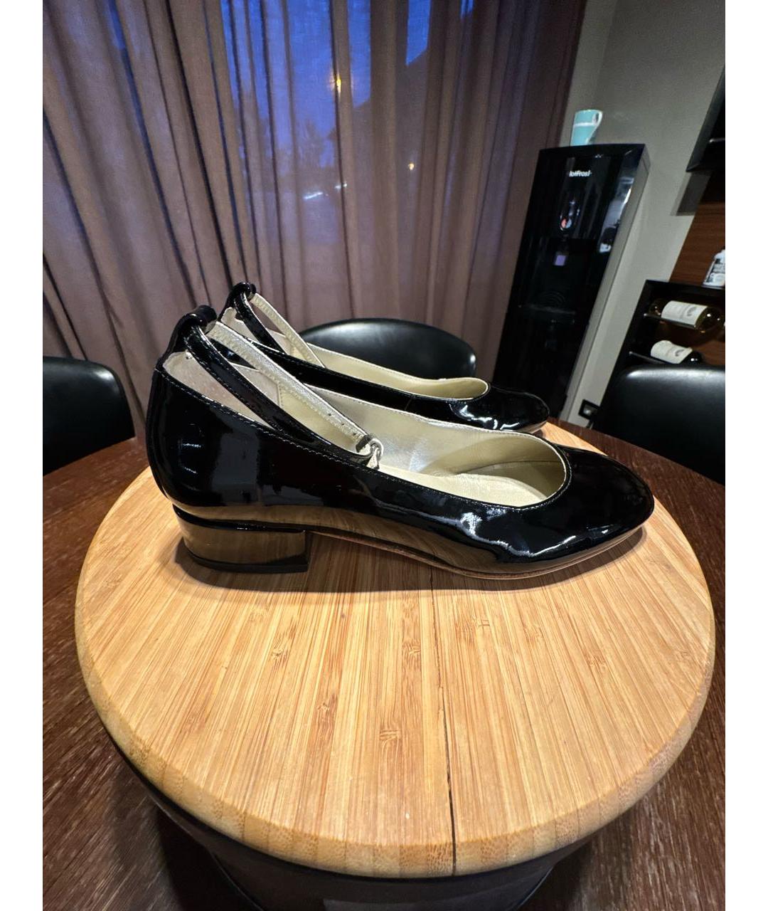 BONPOINT Черные туфли из лакированной кожи, фото 3