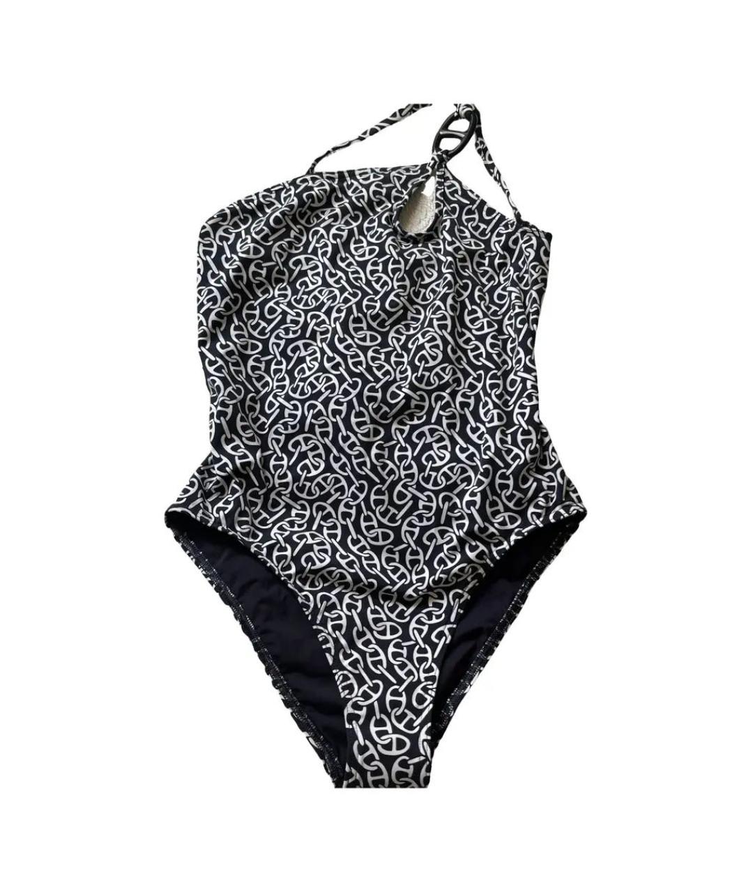 HERMES Черный купальник, фото 1