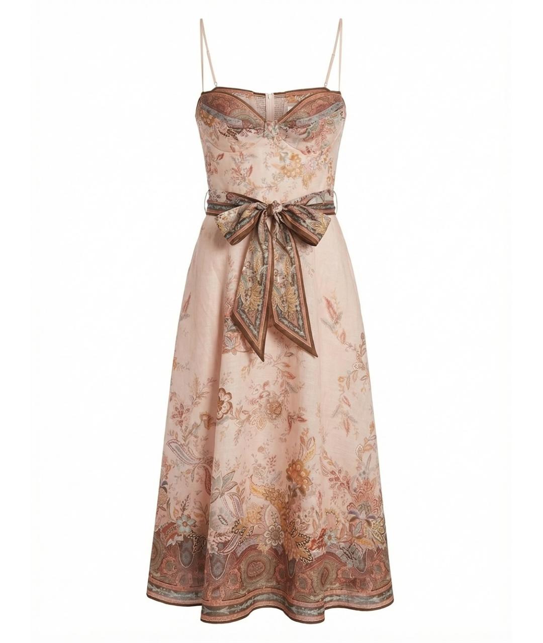 ZIMMERMANN Льняное повседневное платье, фото 1