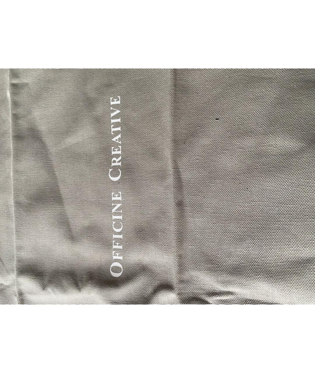 OFFICINE CREATIVE Коричневые кожаные босоножки, фото 4