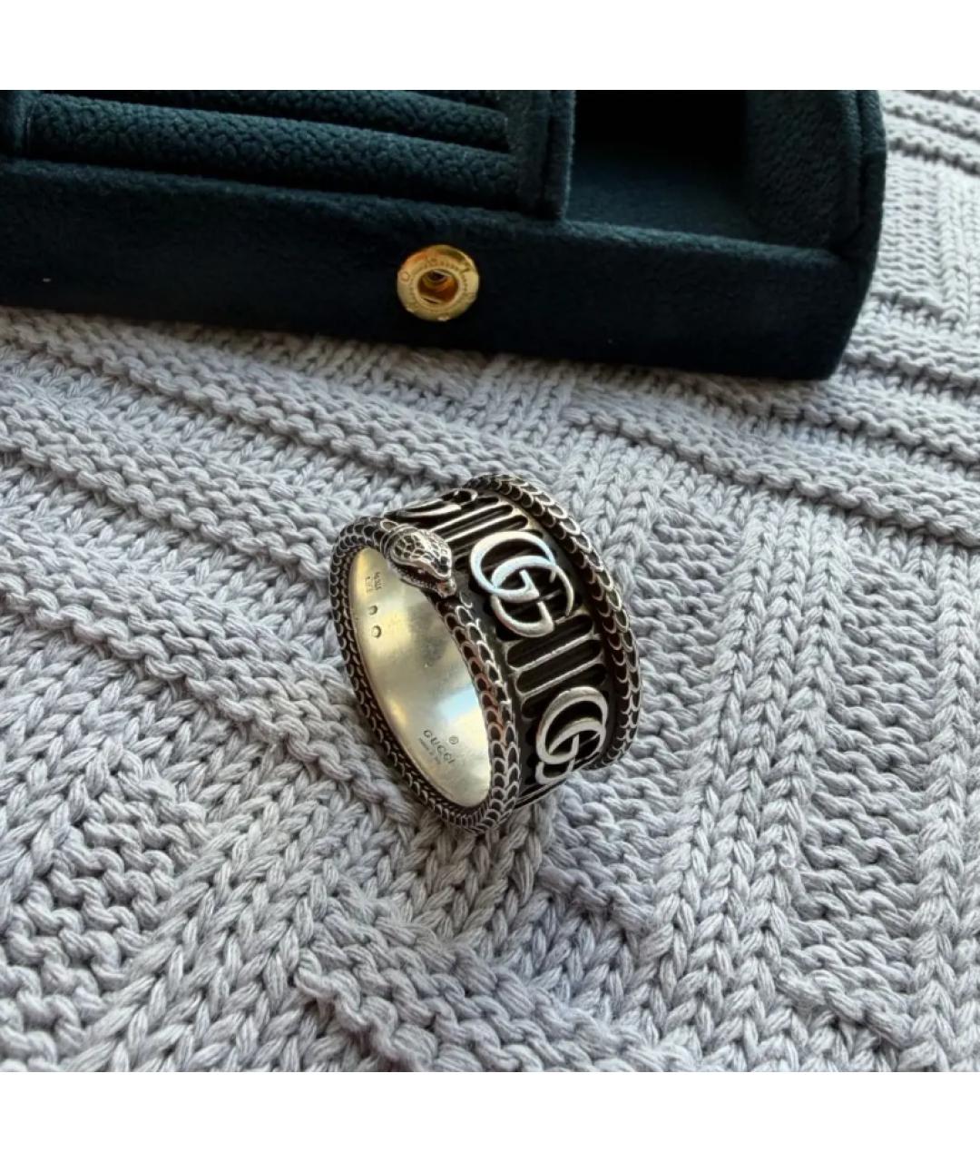 GUCCI Серебряное серебряное кольцо, фото 5