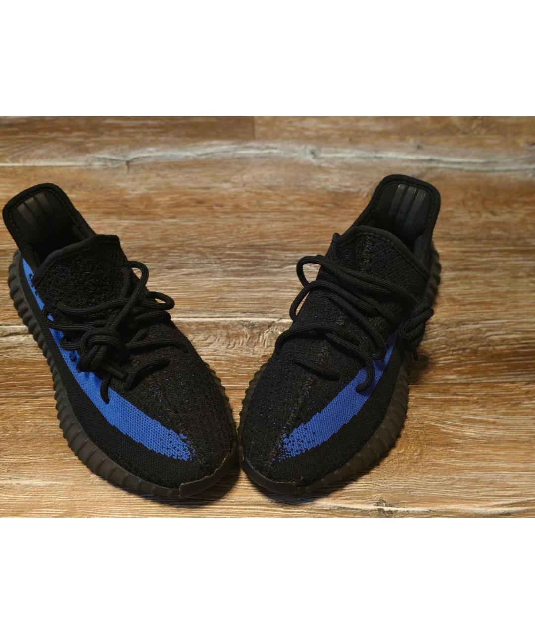 ADIDAS YEEZY Черные текстильные кроссовки, фото 2