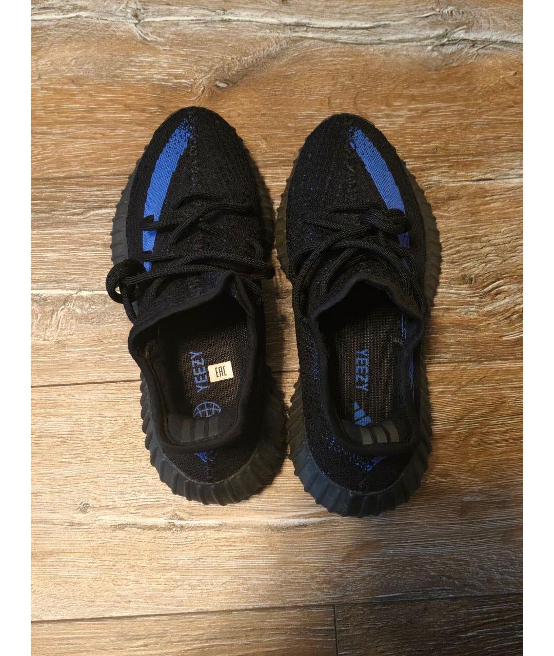 ADIDAS YEEZY Черные текстильные кроссовки, фото 3