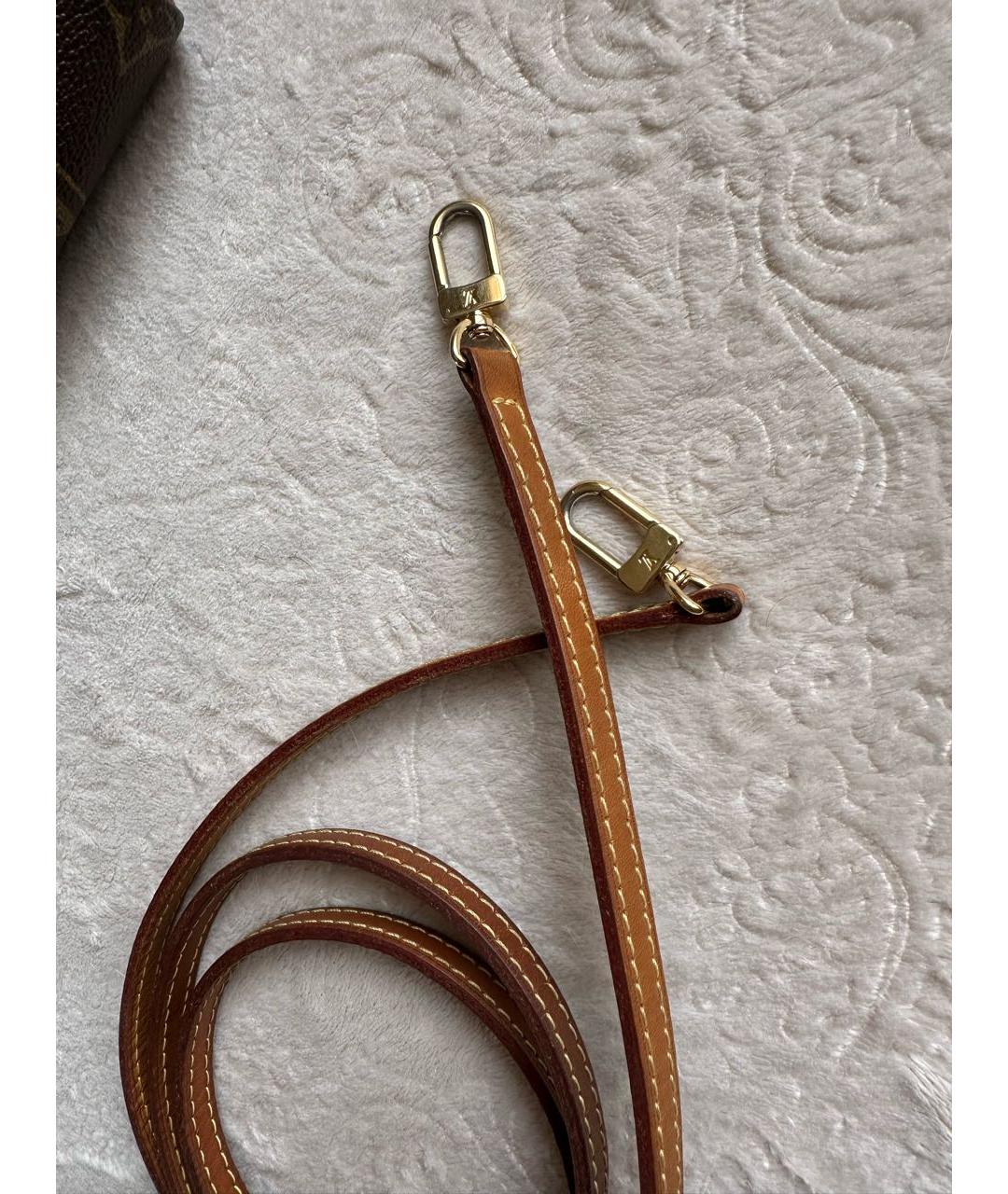 LOUIS VUITTON Коричневая сумка через плечо, фото 3