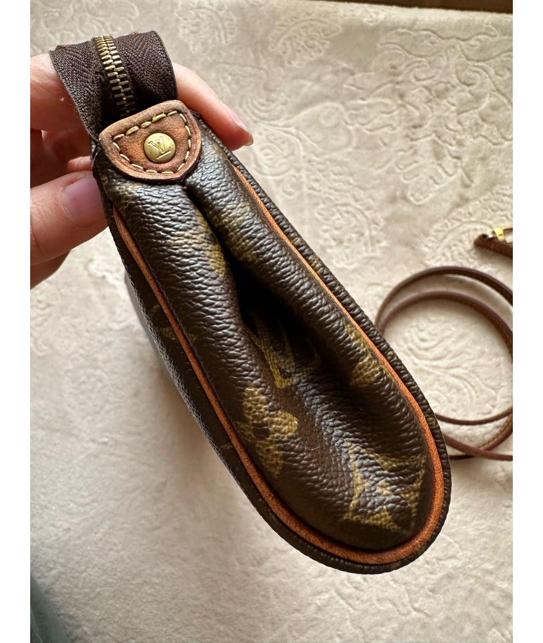 LOUIS VUITTON Коричневая сумка через плечо, фото 7