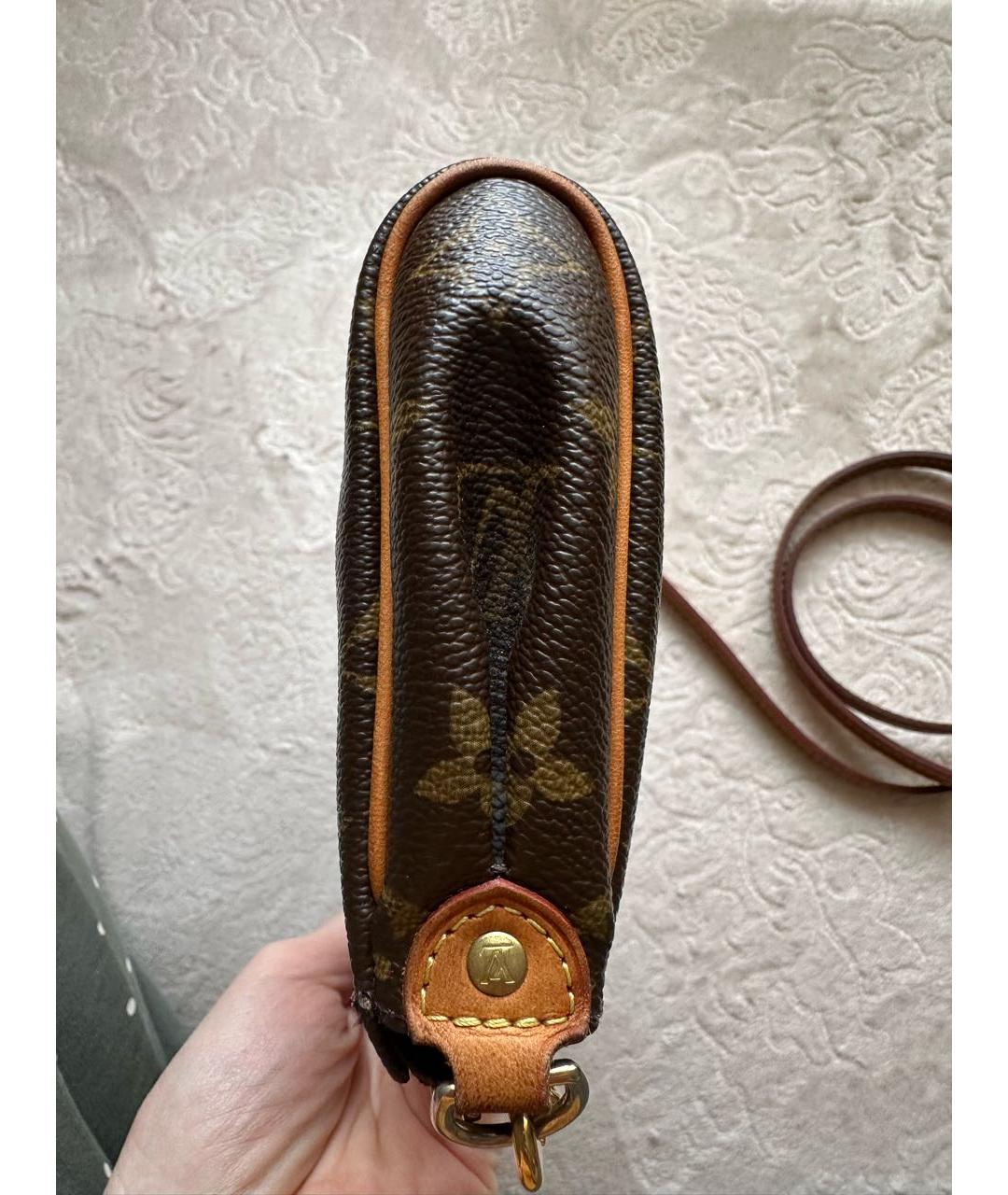 LOUIS VUITTON Коричневая сумка через плечо, фото 6