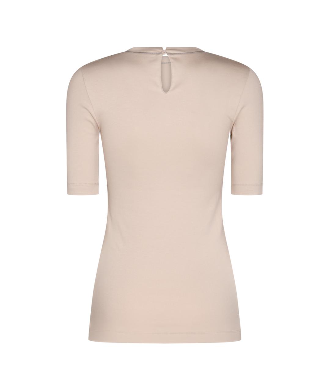 BRUNELLO CUCINELLI Розовый хлопковый джемпер / свитер, фото 2