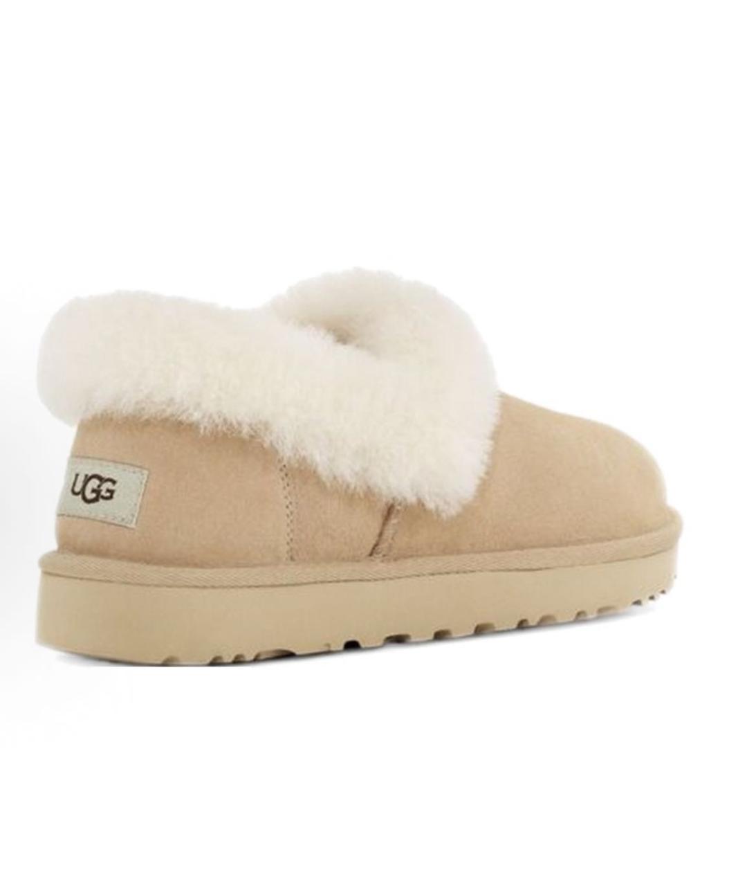 UGG AUSTRALIA Бежевые замшевые ботинки, фото 2