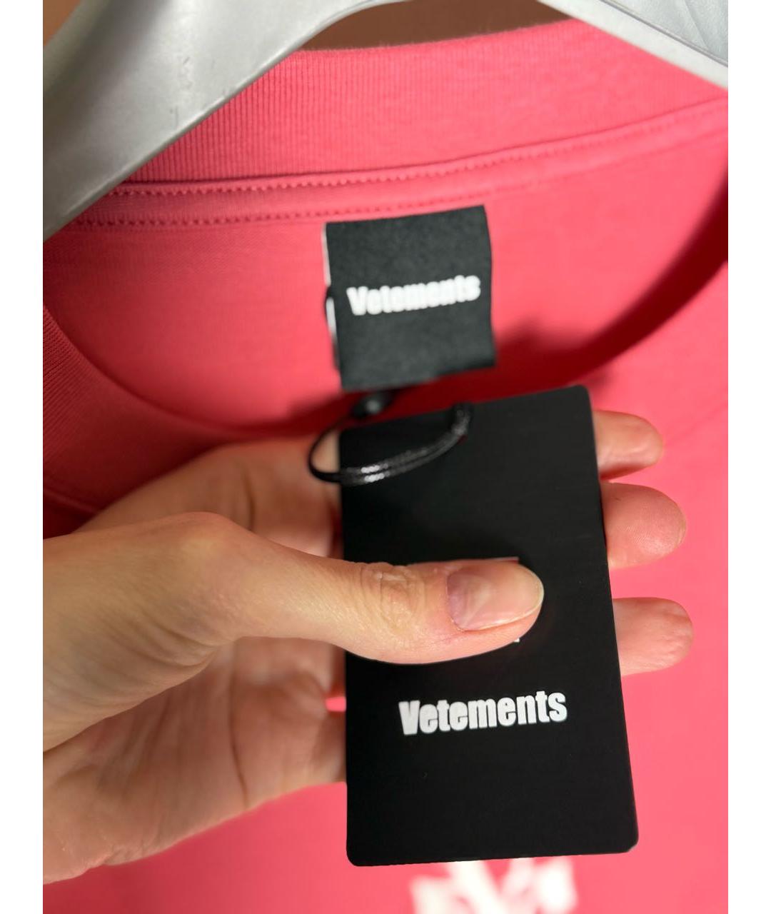 VETEMENTS Хлопковая футболка, фото 3