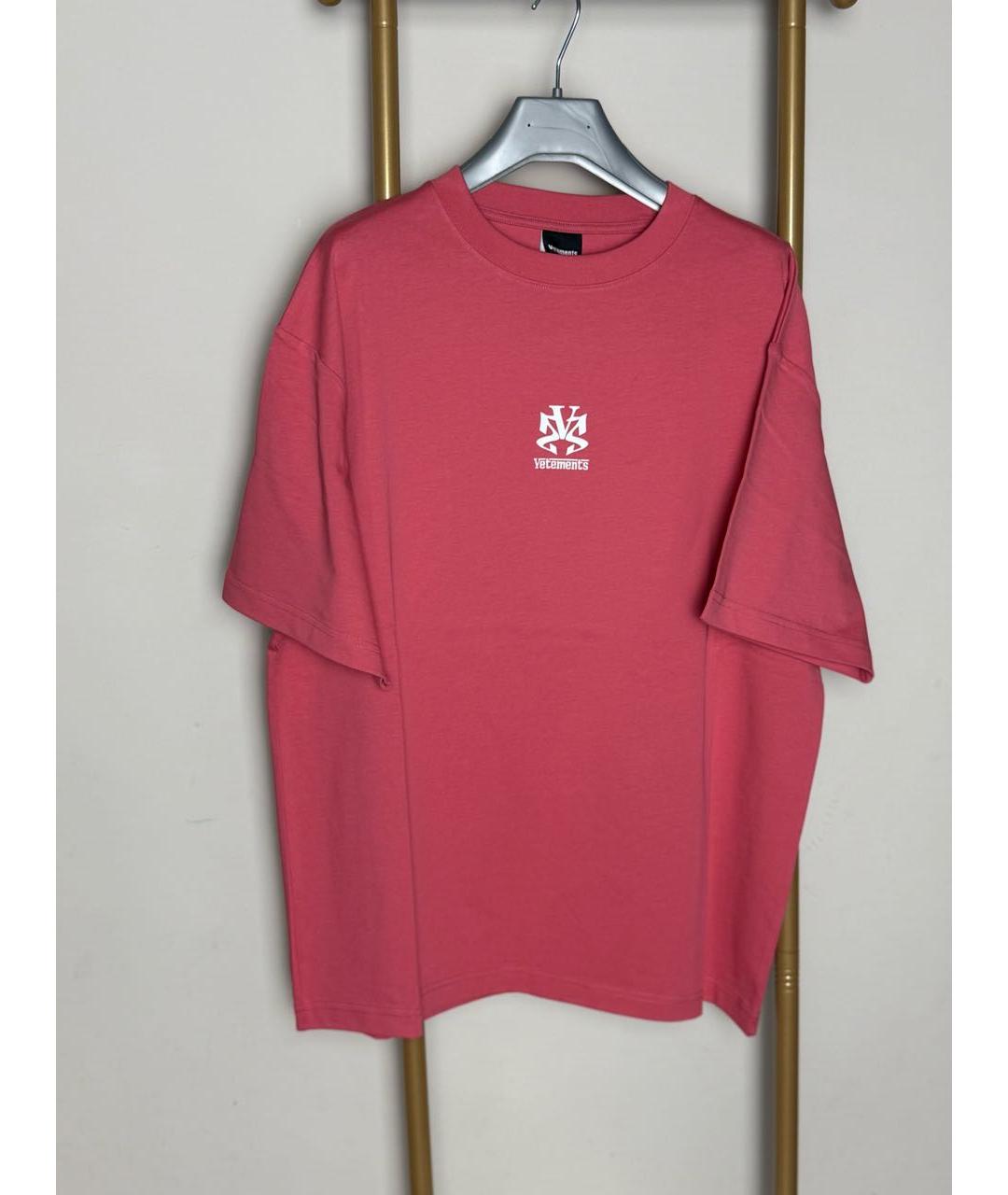 VETEMENTS Хлопковая футболка, фото 6