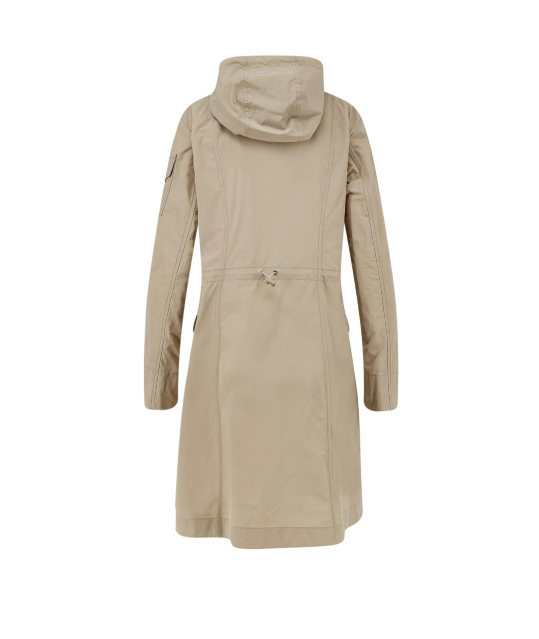 MONCLER Бежевая хлопковая парка, фото 2