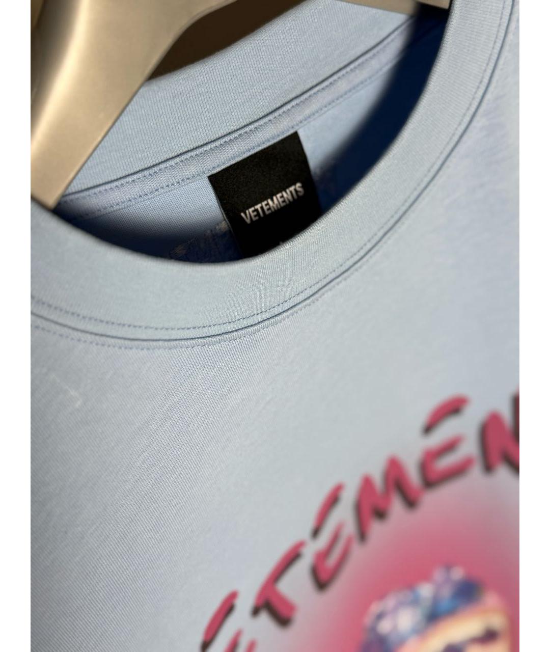 VETEMENTS Хлопковая футболка, фото 3