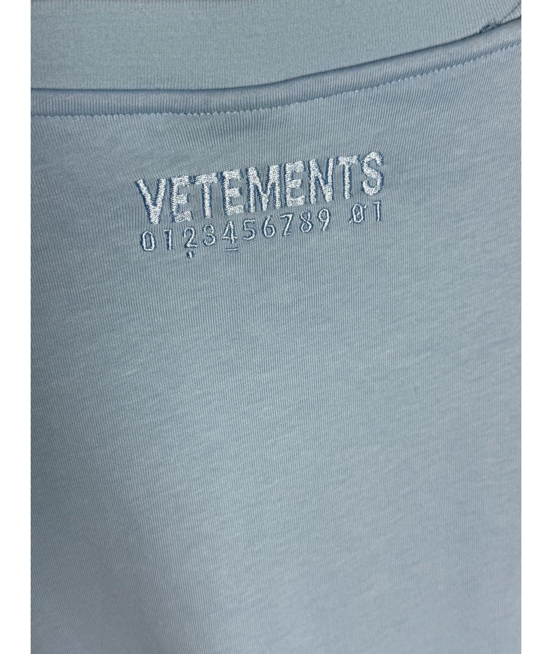 VETEMENTS Хлопковая футболка, фото 5