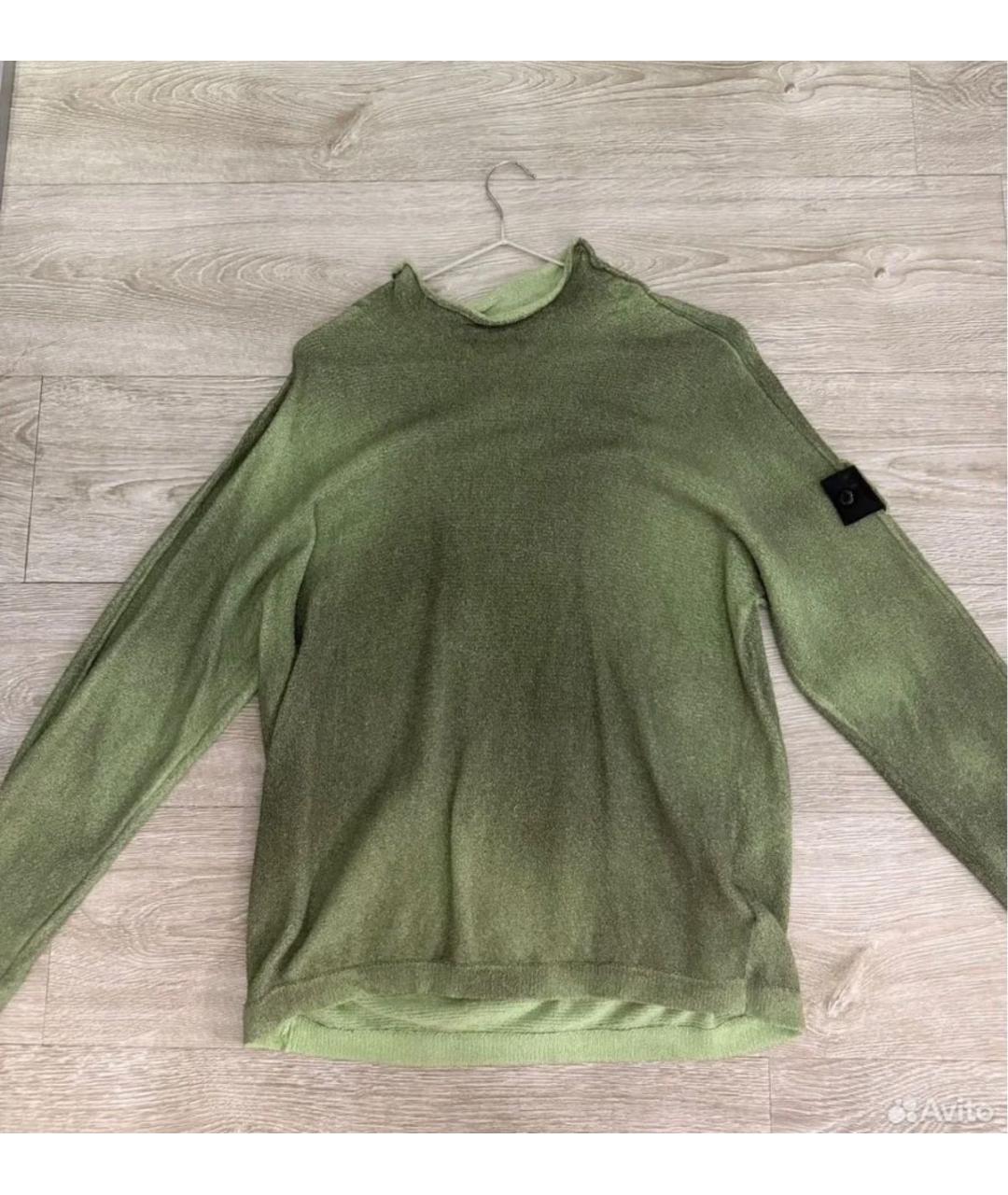 STONE ISLAND SHADOW PROJECT Зеленый хлопковый джемпер / свитер, фото 2