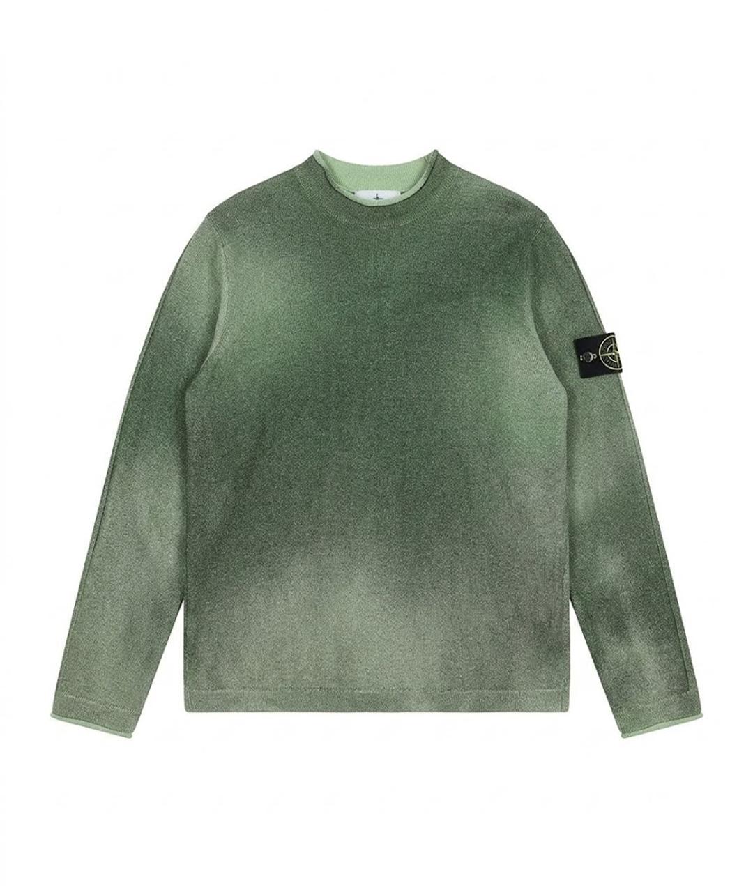 STONE ISLAND SHADOW PROJECT Зеленый хлопковый джемпер / свитер, фото 1