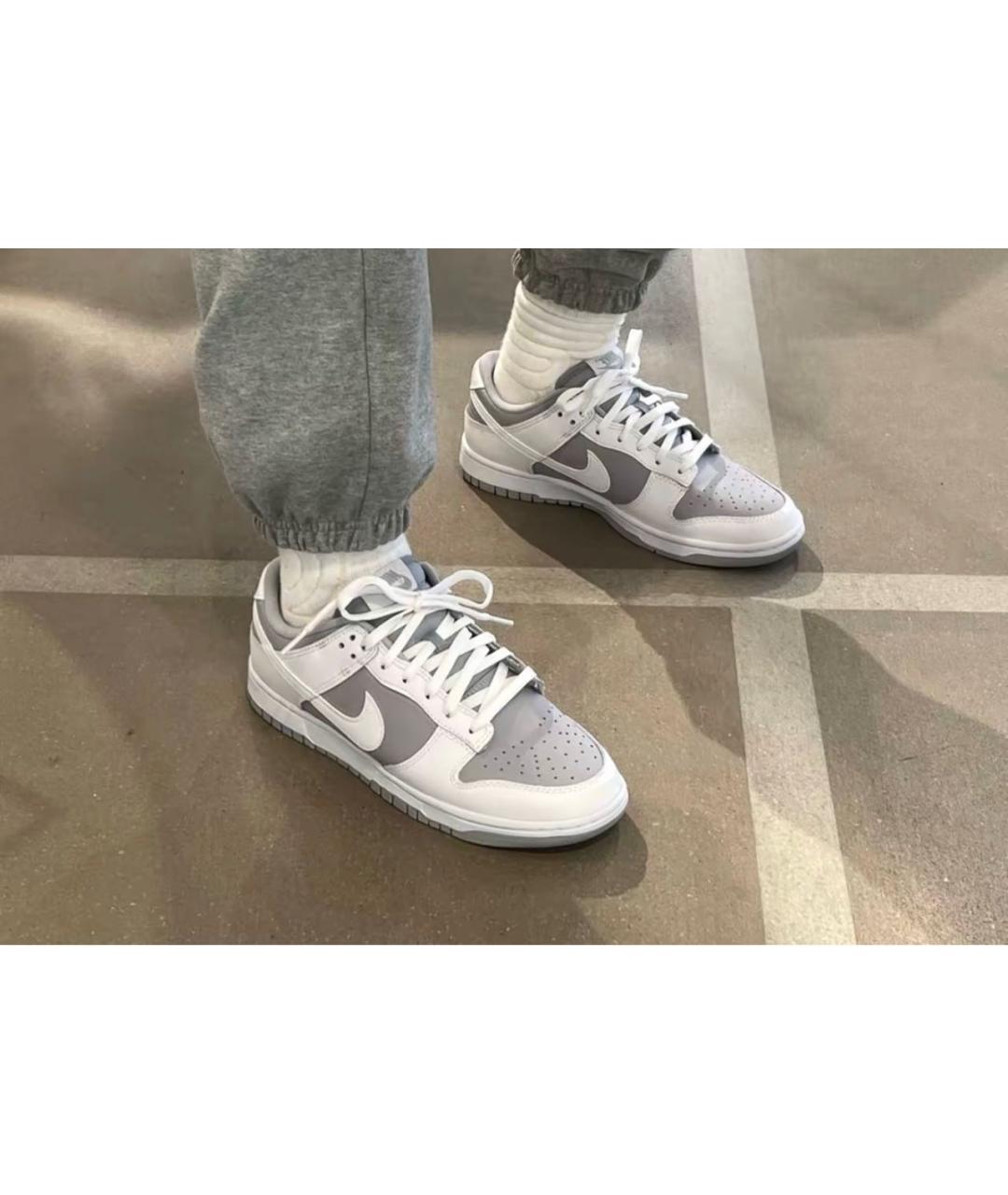 NIKE Белые кожаные кроссовки, фото 7