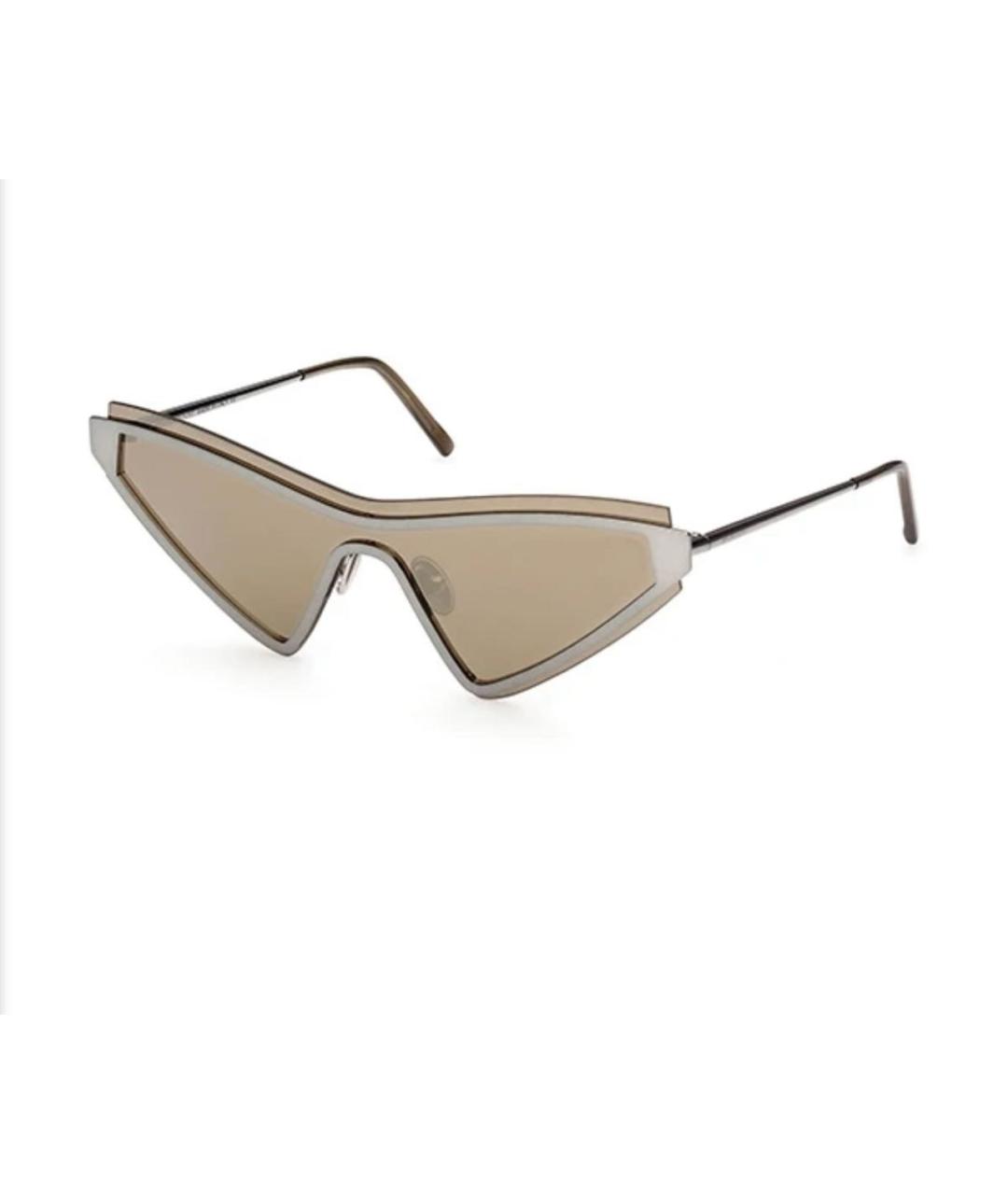 SPORTMAX Коричневые металлические солнцезащитные очки, фото 6