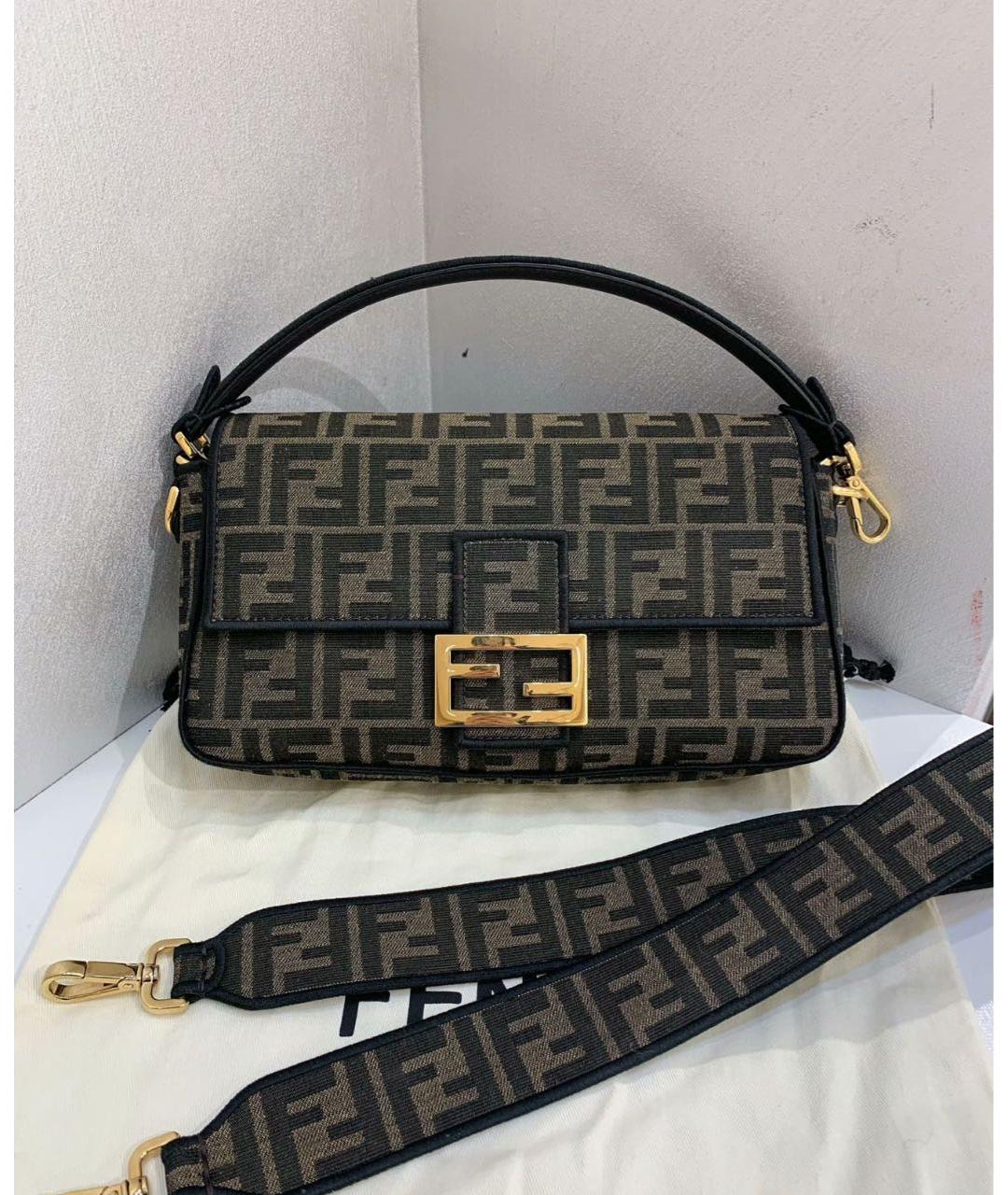 FENDI Коричневая сумка через плечо, фото 2