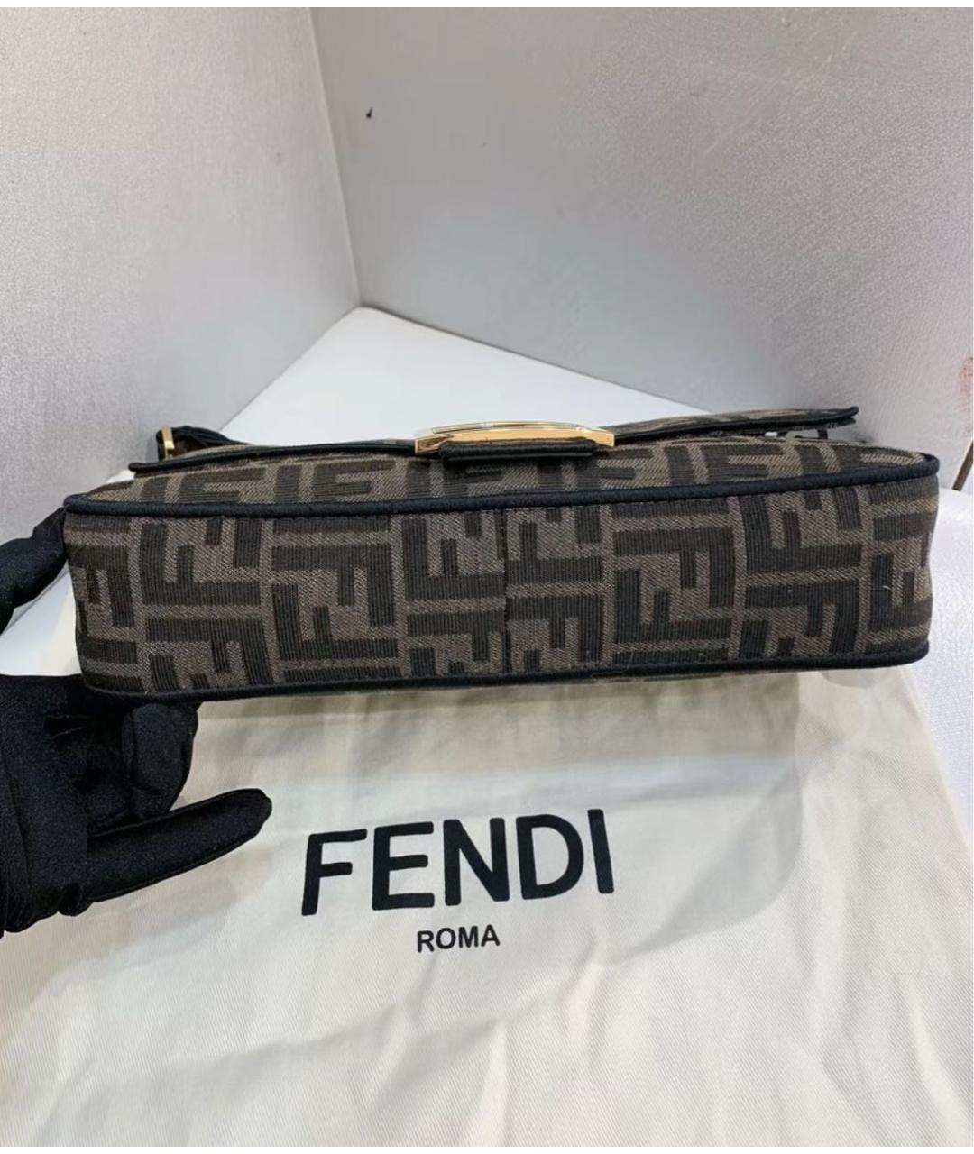 FENDI Коричневая сумка через плечо, фото 7