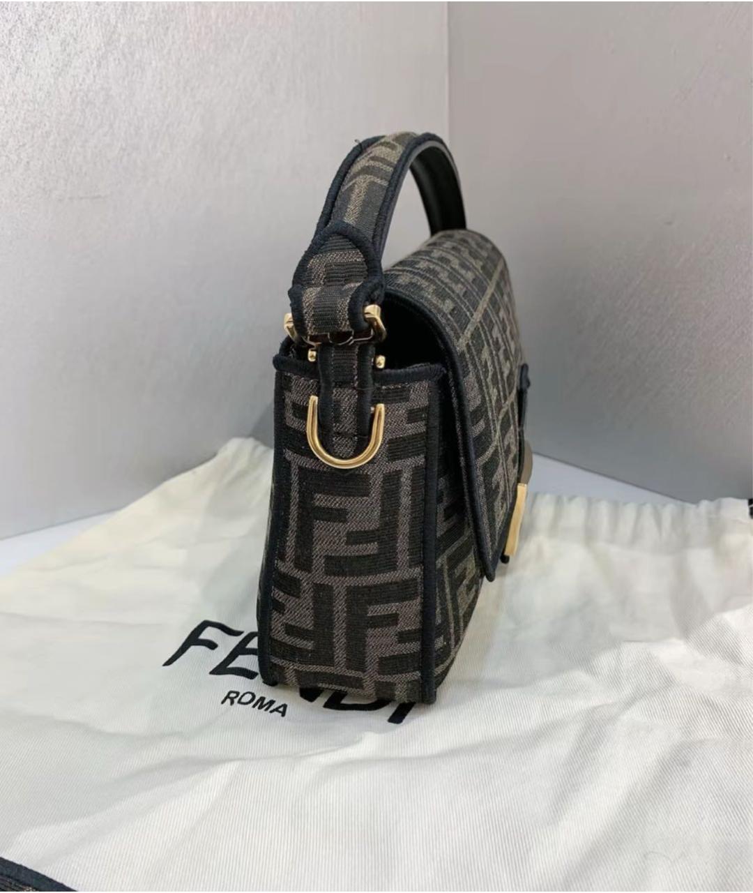 FENDI Коричневая сумка через плечо, фото 4