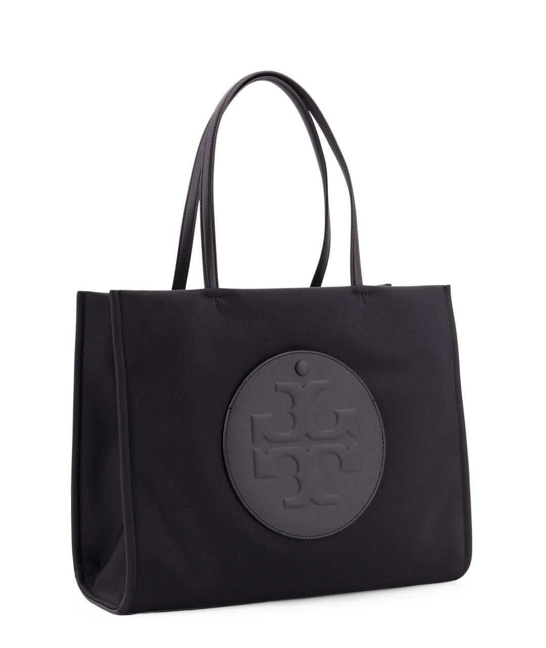 TORY BURCH Черная тканевая сумка тоут, фото 3