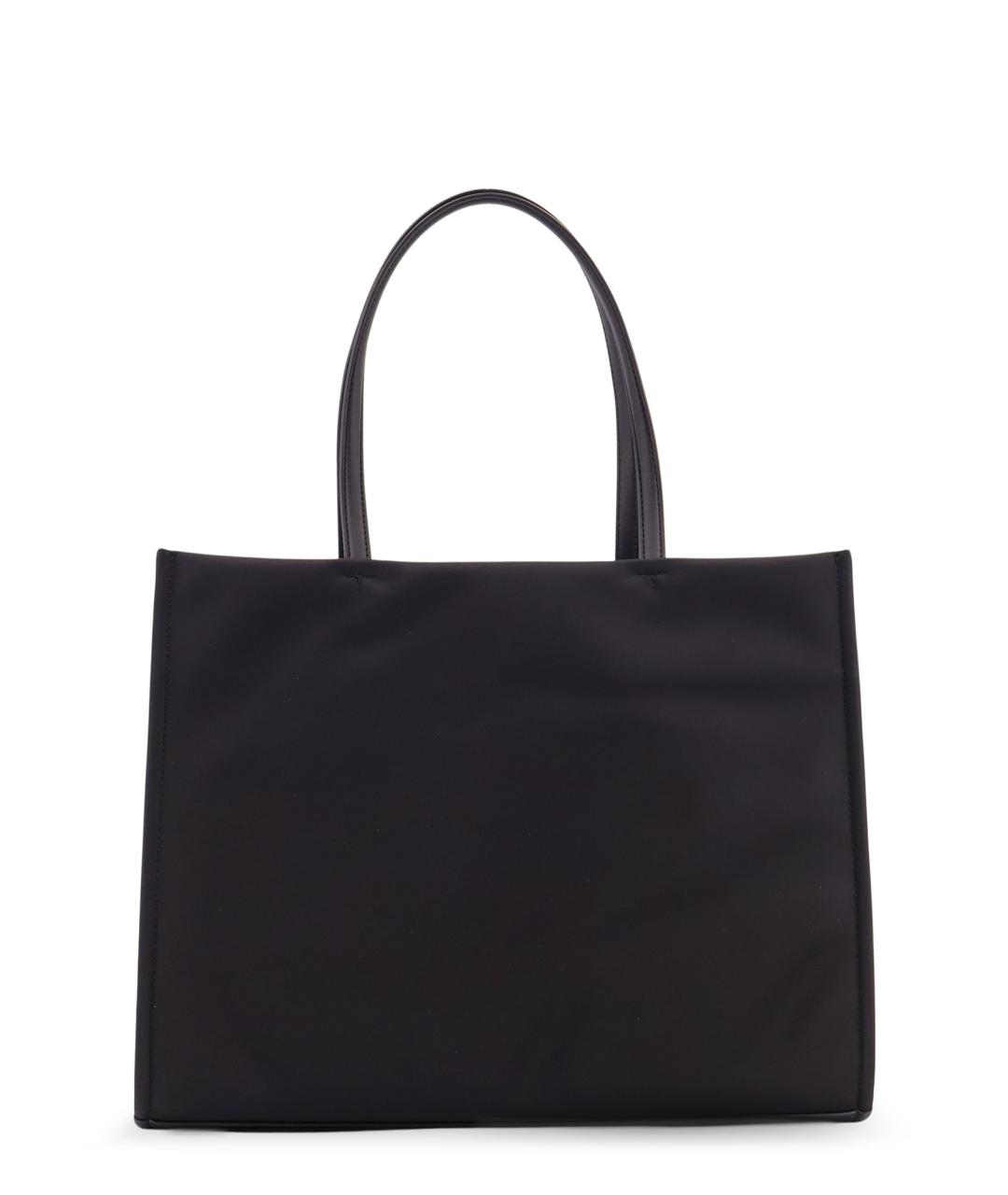 TORY BURCH Черная тканевая сумка тоут, фото 2