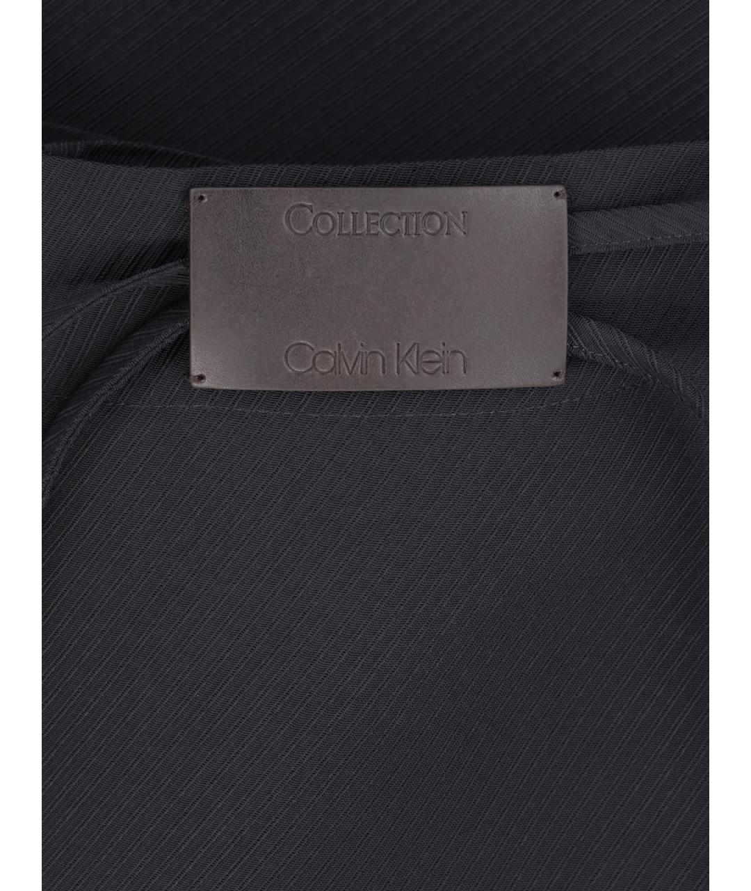 CALVIN KLEIN Черная юбка миди, фото 5