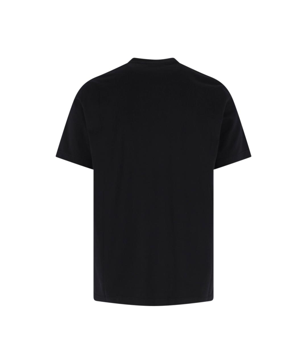 CANADA GOOSE Черная хлопковая футболка, фото 2