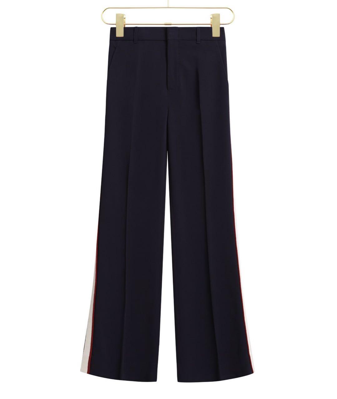 GUCCI Темно-синие прямые брюки, фото 6