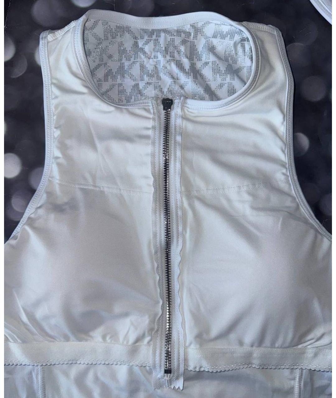 MICHAEL KORS Белый полиэстеровый купальник, фото 6