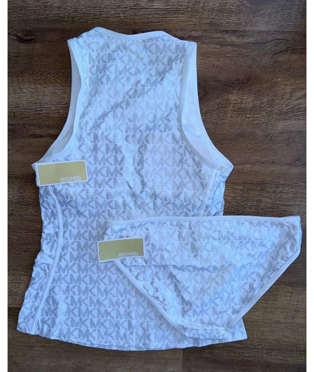 MICHAEL KORS Белый полиэстеровый купальник, фото 3