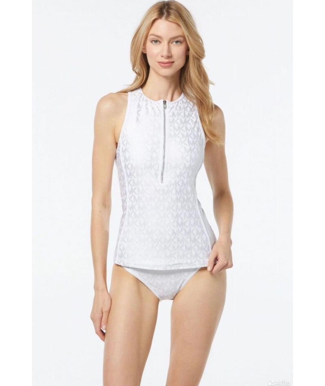 MICHAEL KORS Белый полиэстеровый купальник, фото 7