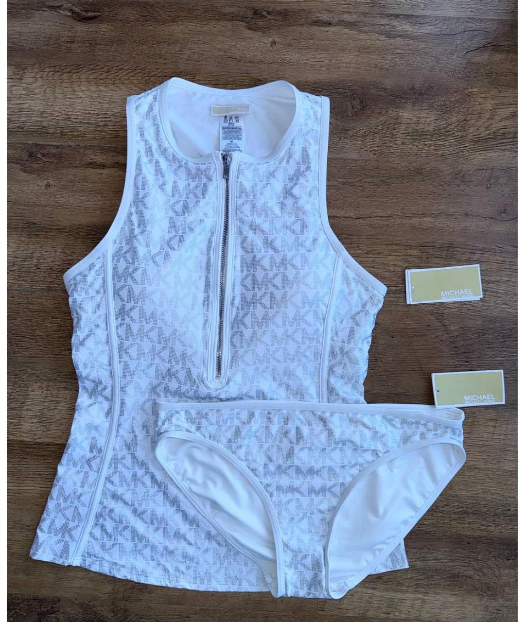 MICHAEL KORS Белый полиэстеровый купальник, фото 2