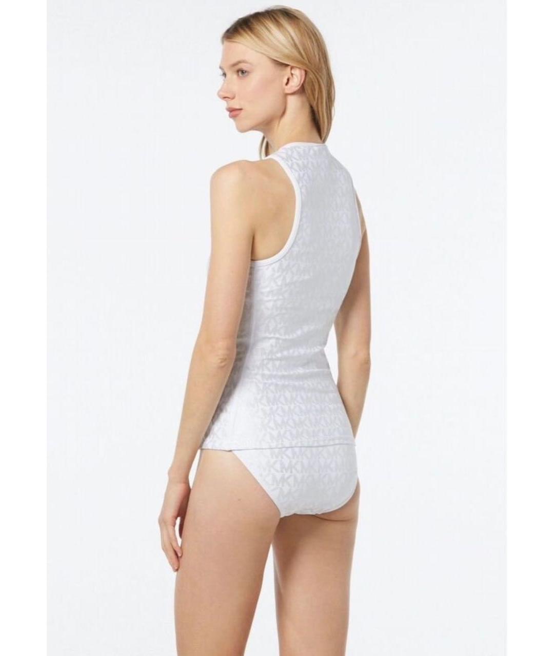 MICHAEL KORS Белый полиэстеровый купальник, фото 8