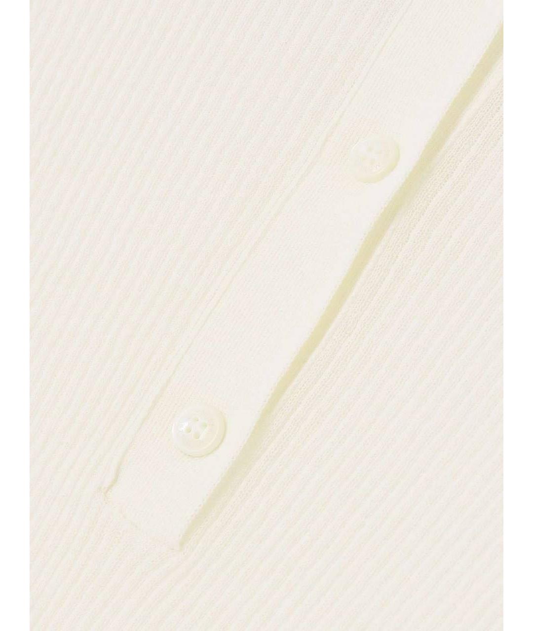 MONCLER Белый хлопковый джемпер / свитер, фото 3