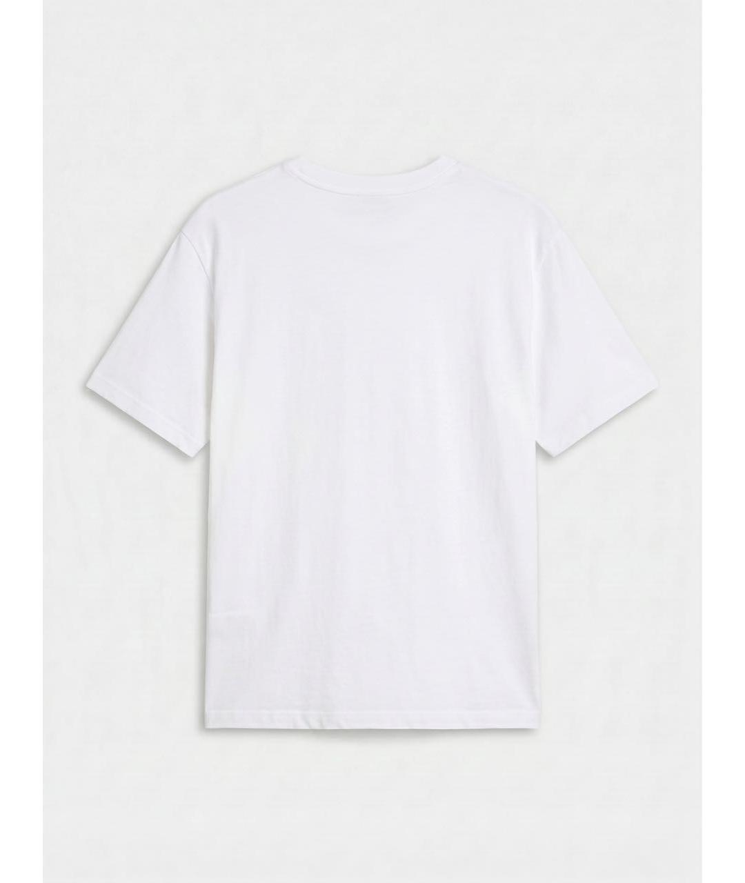 CELINE Белая хлопко-эластановая футболка, фото 2