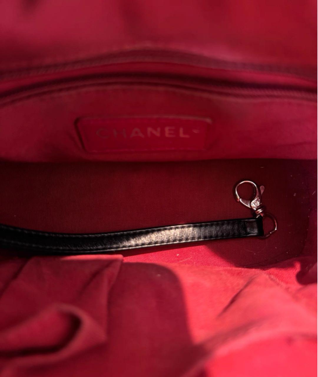 CHANEL Белая кожаная сумка через плечо, фото 5