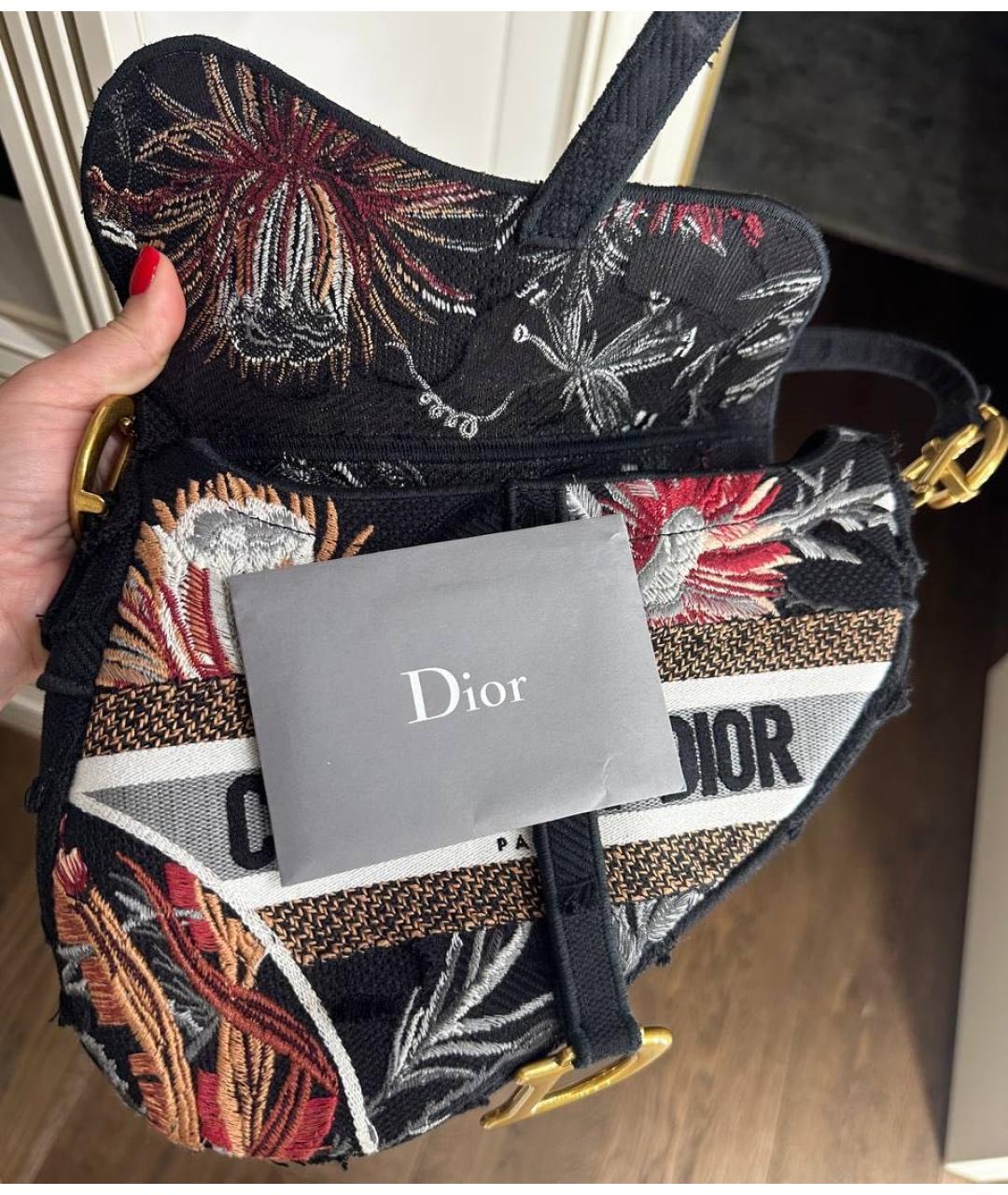 CHRISTIAN DIOR Черная сумка с короткими ручками, фото 3