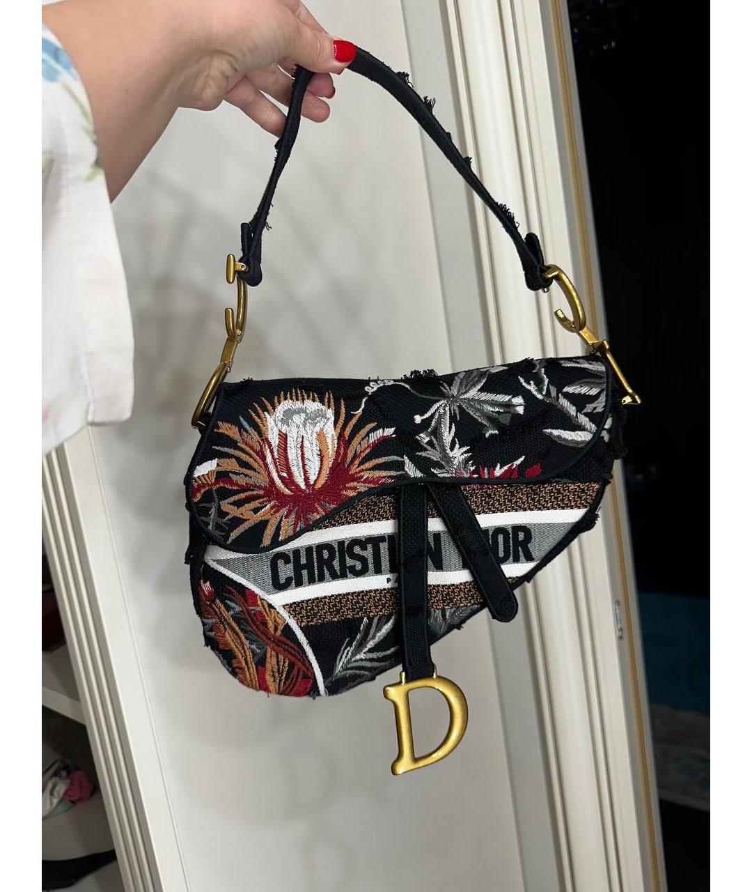 CHRISTIAN DIOR Черная сумка с короткими ручками, фото 2