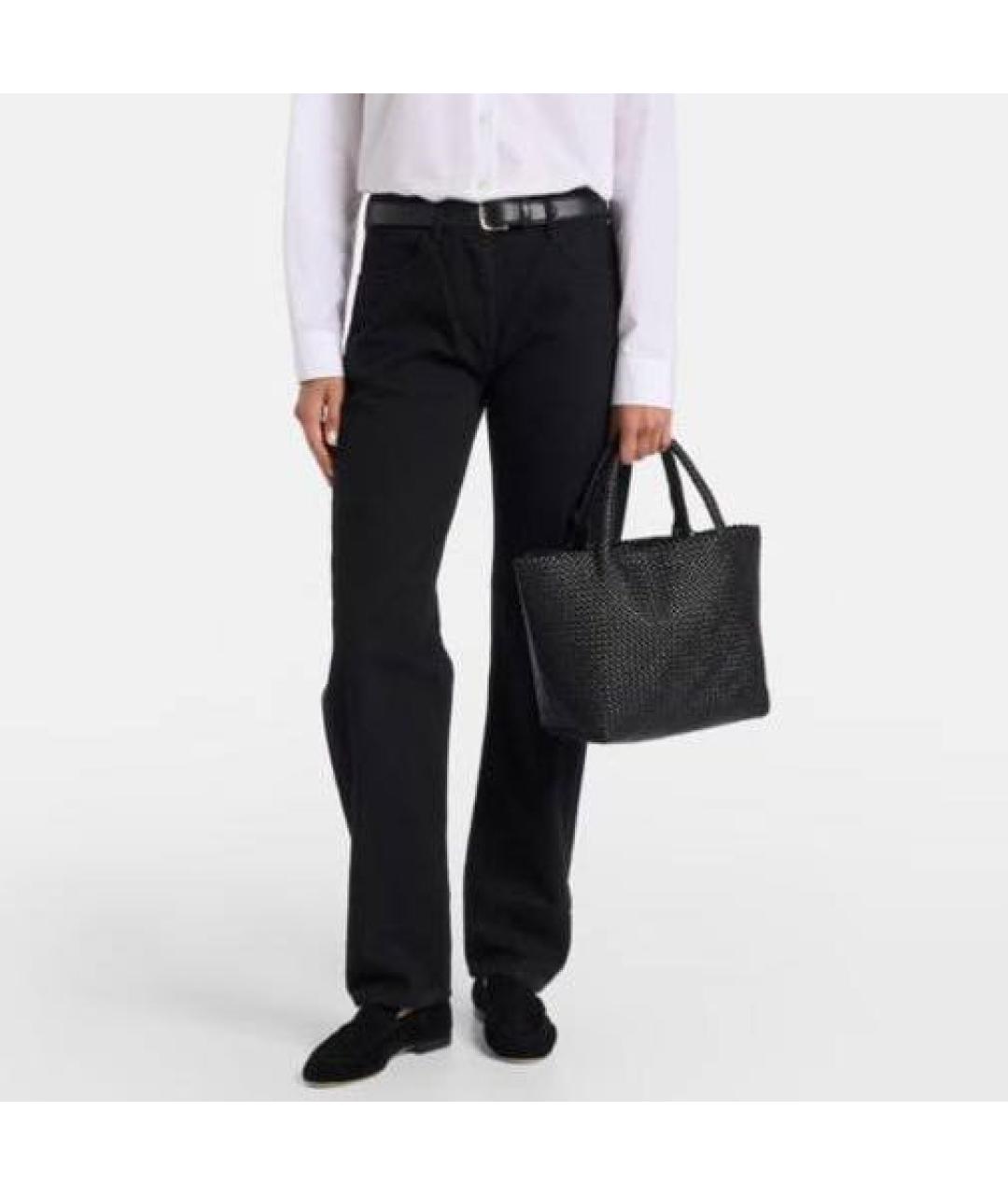 THE ROW Черные замшевые лоферы, фото 4