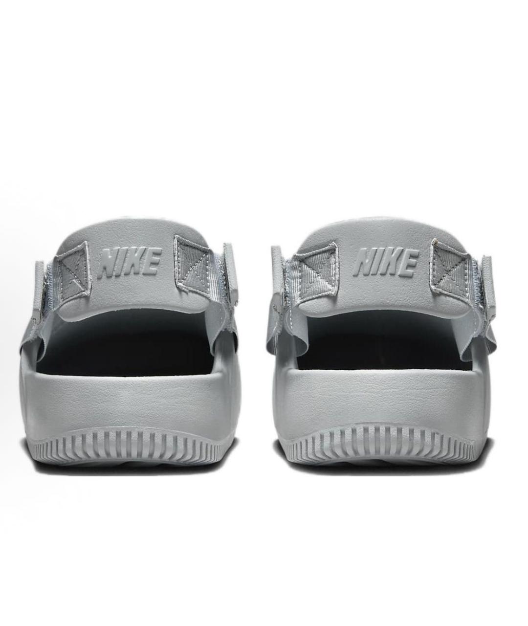 NIKE Серые шлепанцы, фото 4