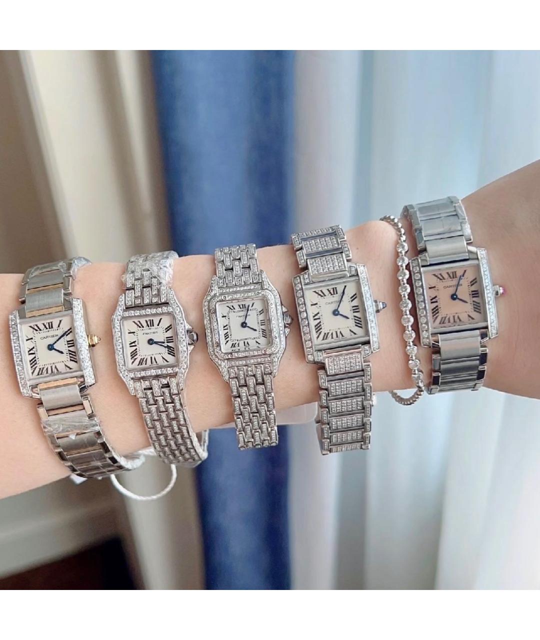 CARTIER Серебряные металлические часы, фото 7