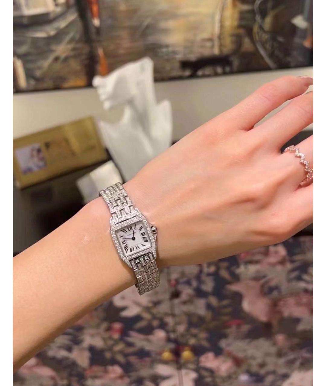 CARTIER Серебряные металлические часы, фото 6