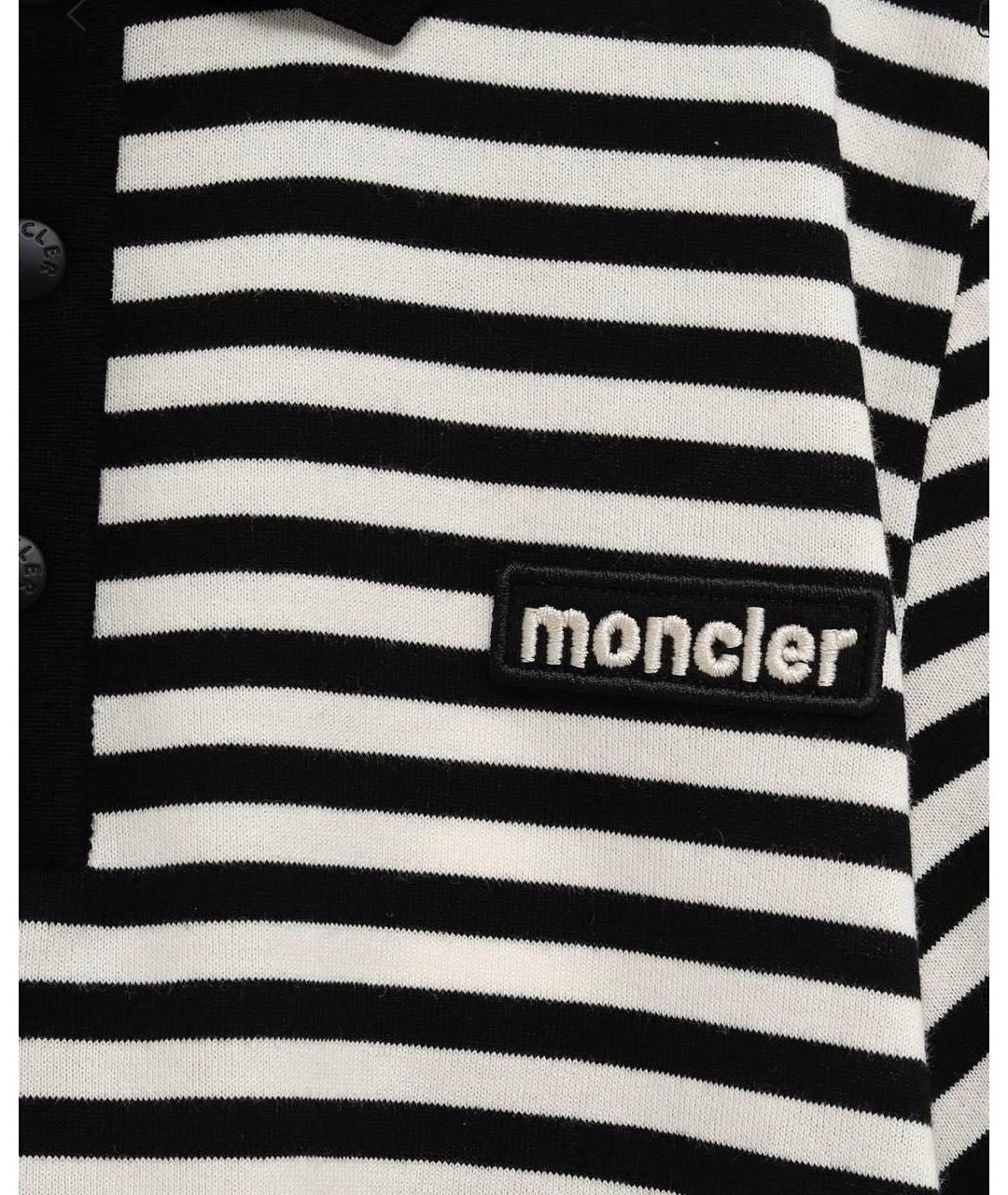 MONCLER Черная хлопковая футболка, фото 6