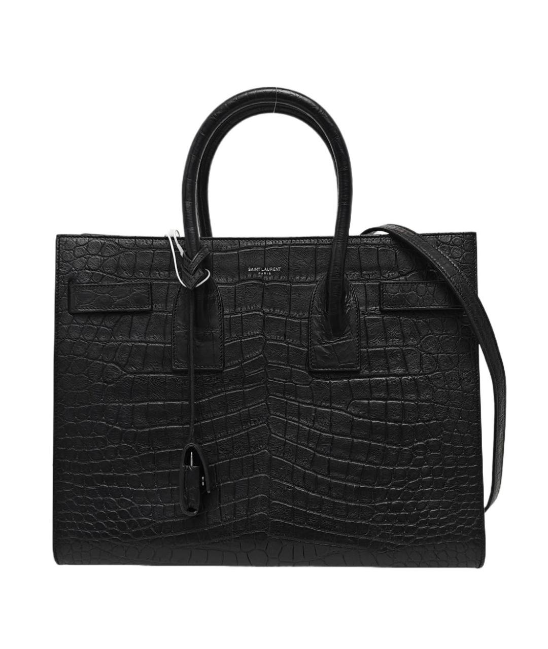 SAINT LAURENT Черная сумка через плечо, фото 1