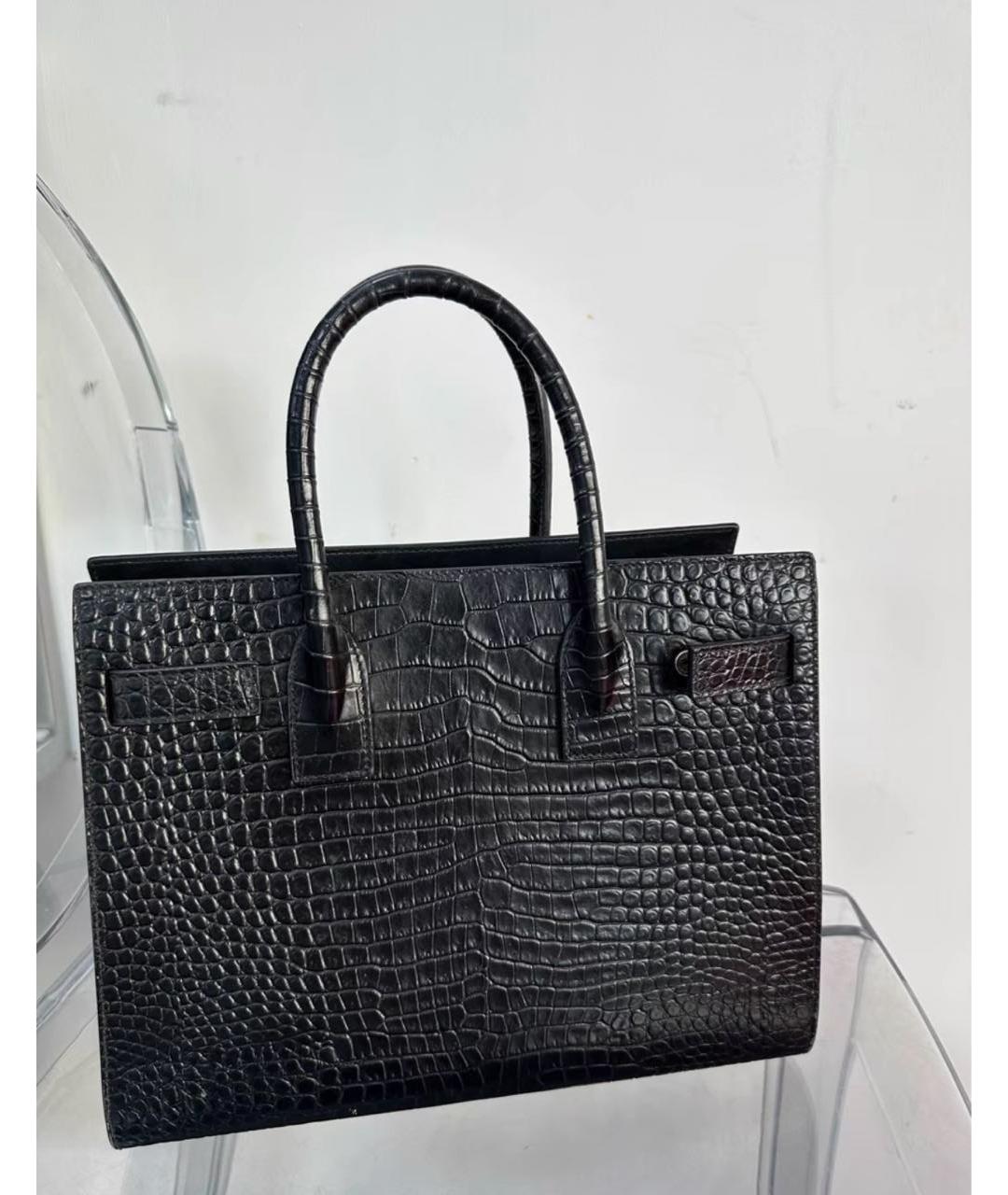 SAINT LAURENT Черная сумка через плечо, фото 5